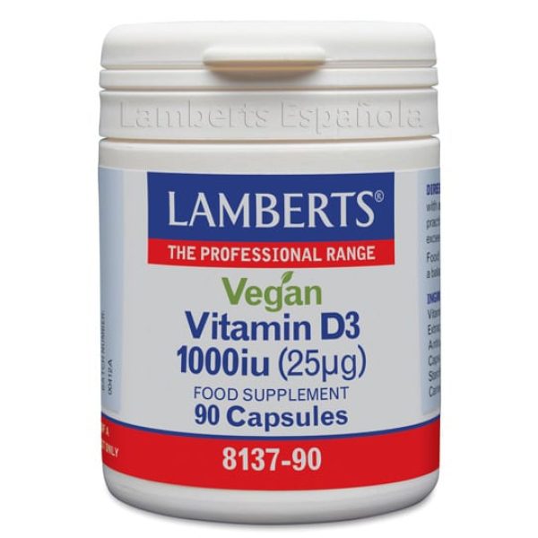 Vitamina D3 1.000 UI Vegana