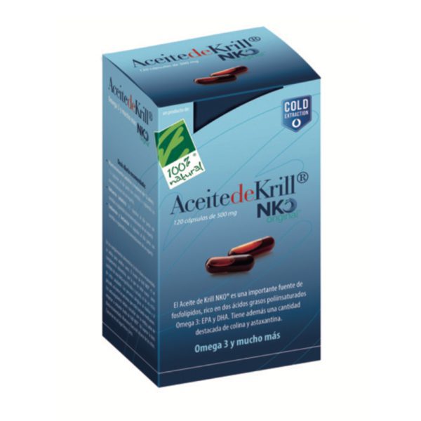 Aceite de Krill NKO · 100% Natural · 120 cápsulas