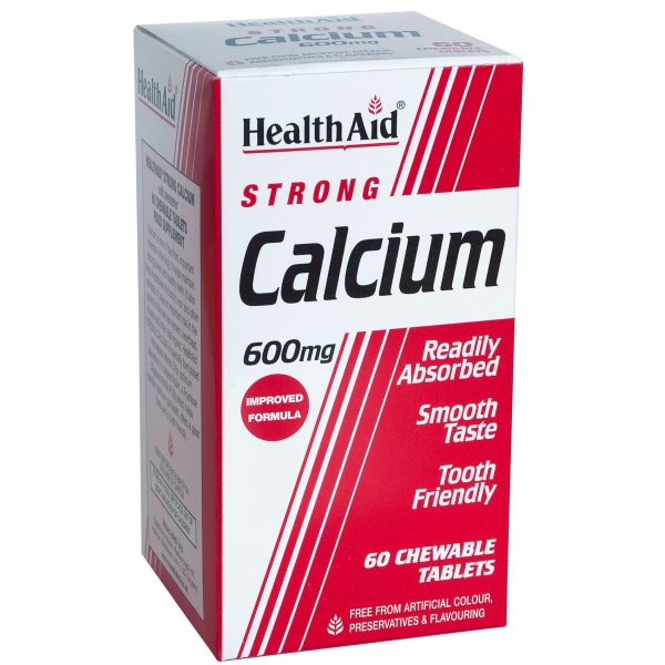 Calcio 600 mg · Health Aid · 60 comprimidos