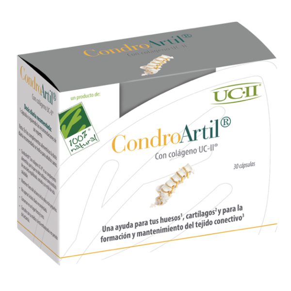 CondroArtil con UC-II® · 100% Natural · 30 cápsulas