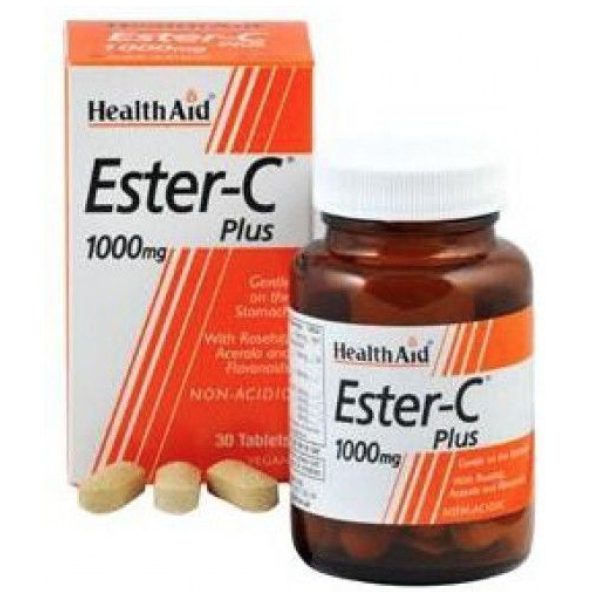 Ester-C Plus 1.000 mg · Health Aid · 30 comprimidos