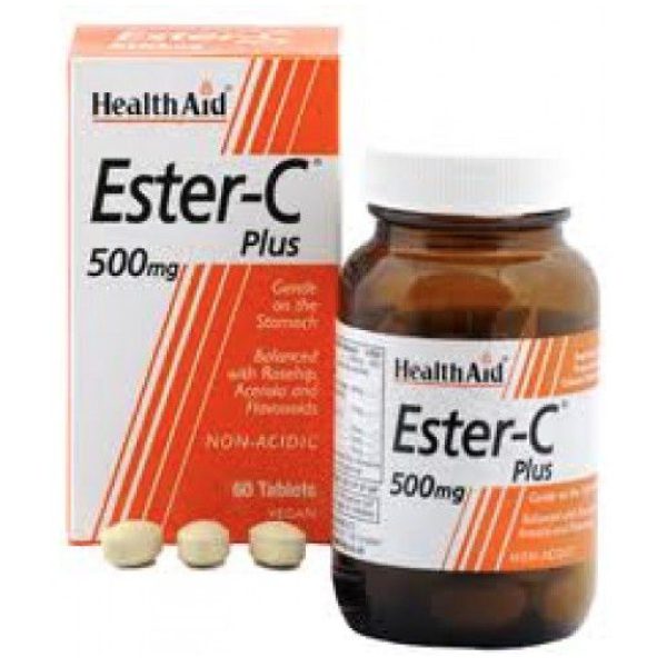 Ester-C Plus 500 mg · Health Aid · 60 comprimidos