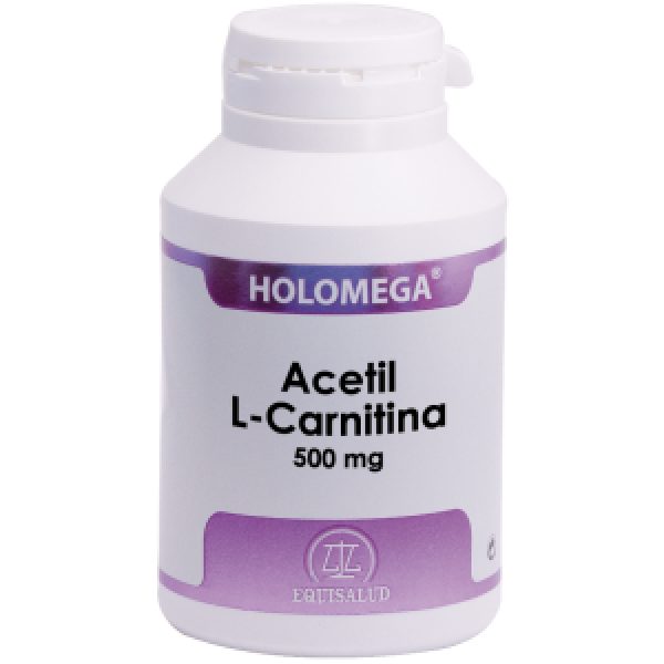 Holomega Acetil L-Carnitina · Equisalud · 180 cápsulas
