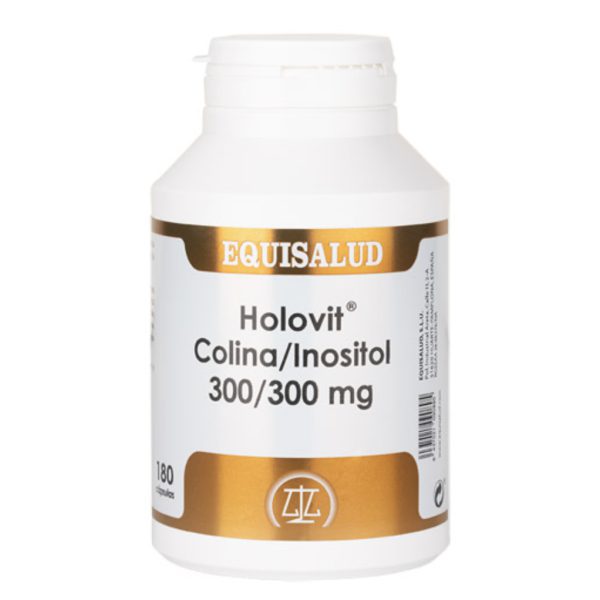 Holovit Colina/Inositol 300/300 mg · Equisalud · 180 cápsulas