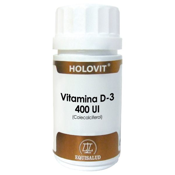 Holovit Vitamina D3 400 UI · Equisalud · 50 cápsulas