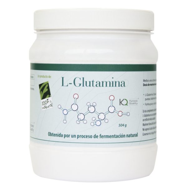L-Glutamina · 100% Natural · 504 gramos