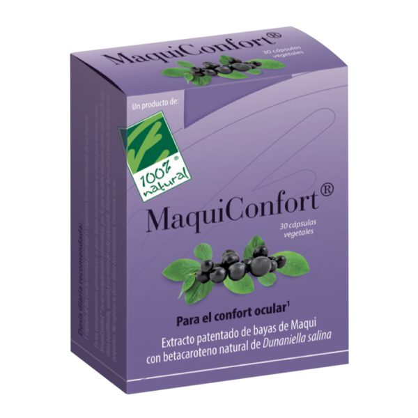 MaquiConfort · 100% Natural · 30 cápsulas