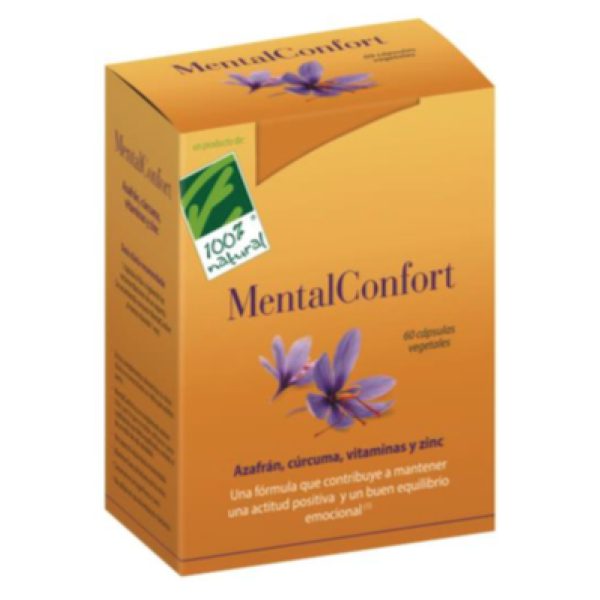 MentalConfort · 100% Natural · 60 cápsulas