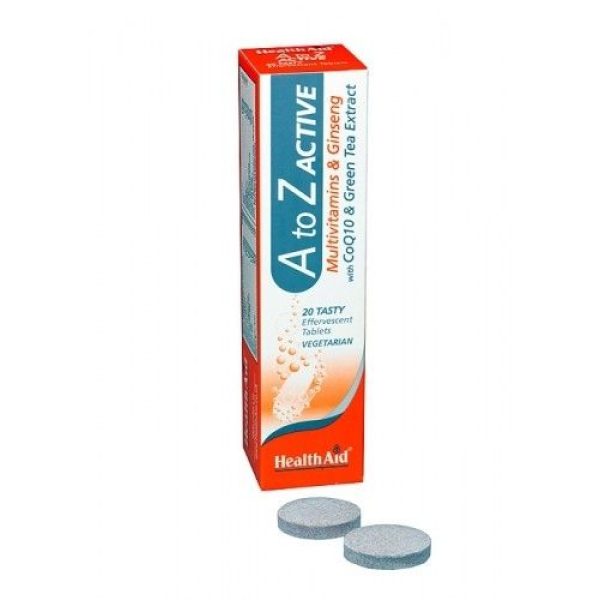 Multi A-Z Active · Health Aid · 20 comprimidos