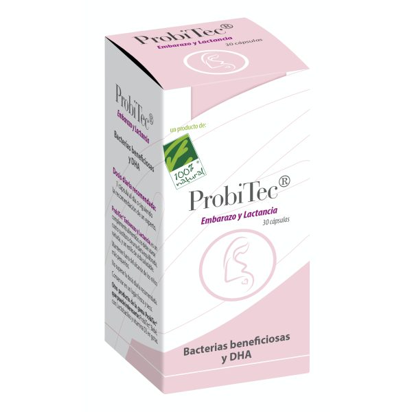 ProbiTec Embarazo y Lactancia · 100% Natural · 30 cápsulas