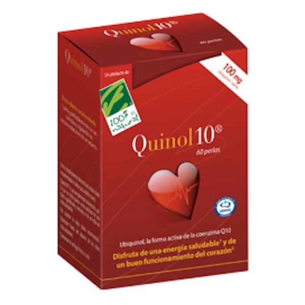 Quinol 10 - 100 mg · 100% Natural · 60 perlas