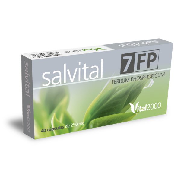 Salvital 7 FP - Ferrum phosphoricum · Vital 2000 · 40 cápsulas [Caducidad 02/2022]