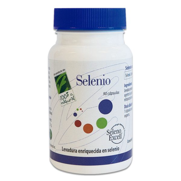 Selenio · 100% Natural · 90 cápsulas