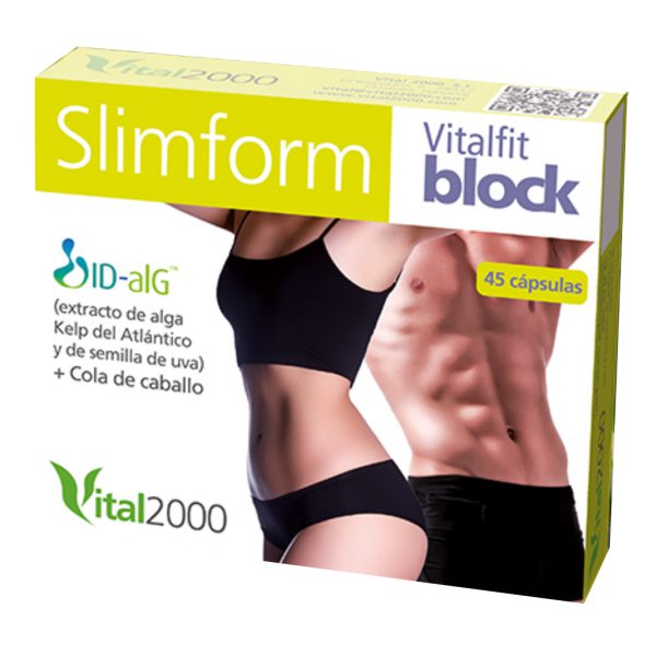 Slimform Block · Vital 2000 · 45 cápsulas [Caducidad 06/2022]