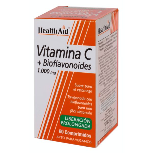 Vitamina C   Bioflavonoides · Health Aid · 60 comprimidos