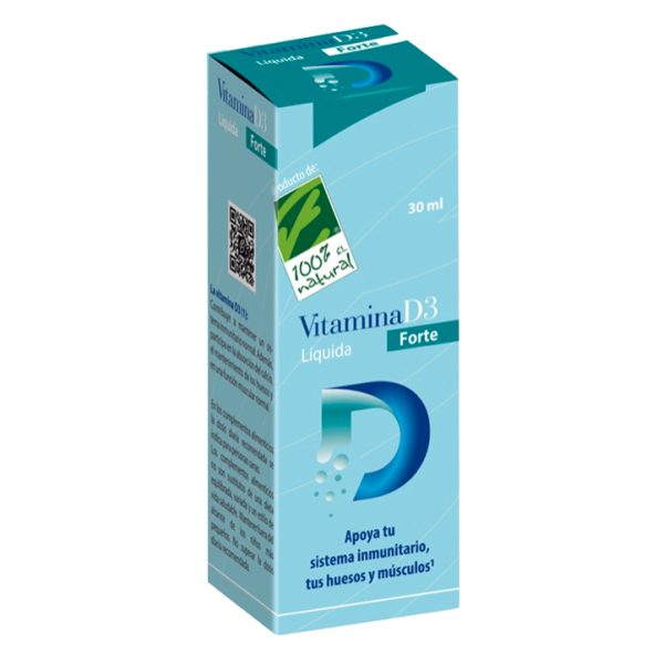 Vitamina D3 Líquida Forte · 100% Natural  · 30 ml
