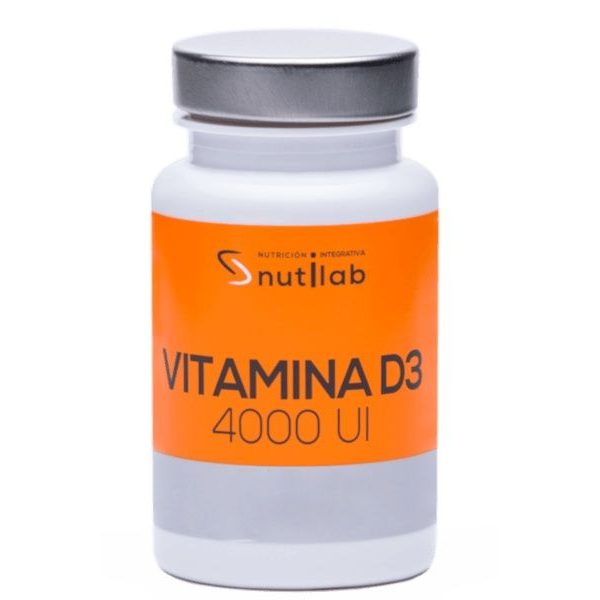 Vitamina D3 4.000 UI · Nutilab · 60 perlas