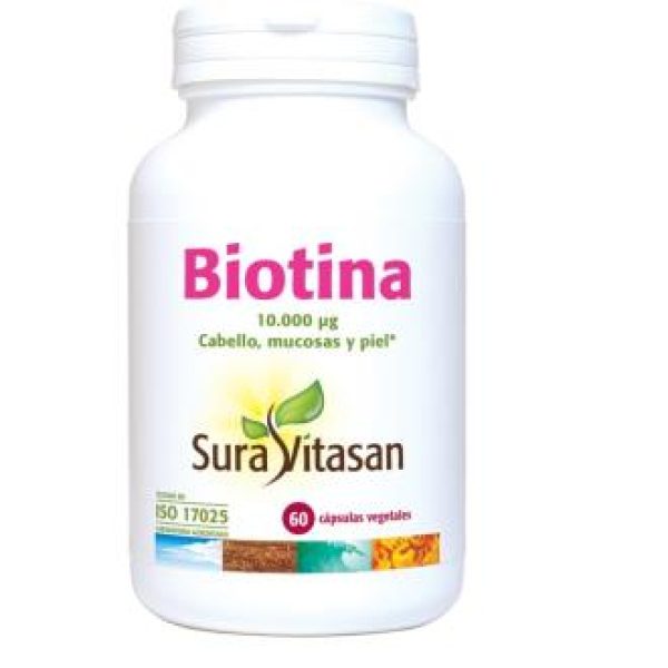 Sura Vitasan - Biotina 10000Mcg 60Vcap.
