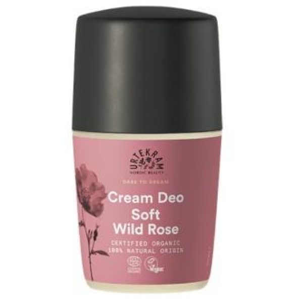 Urtekram - Soft Wild Rose Desodorante Roll-On 50Ml. Eco Vegan