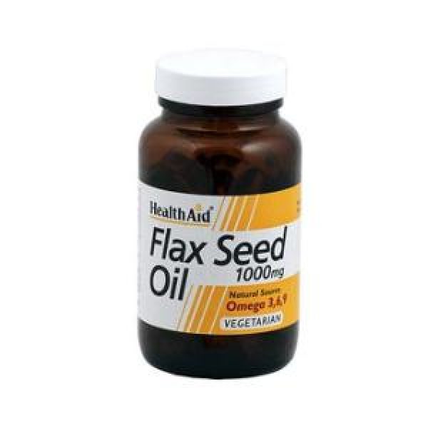 Health Aid - Aceite De Linaza Flaxseed Oil 60Cap. Health Aid