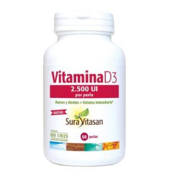 Sura Vitasan - Vitamina D3 2.500Ui 60Perlas