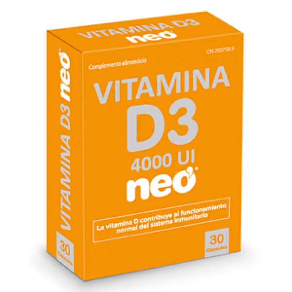 Vitamina D3 4.000 UI - 30 cápsulas