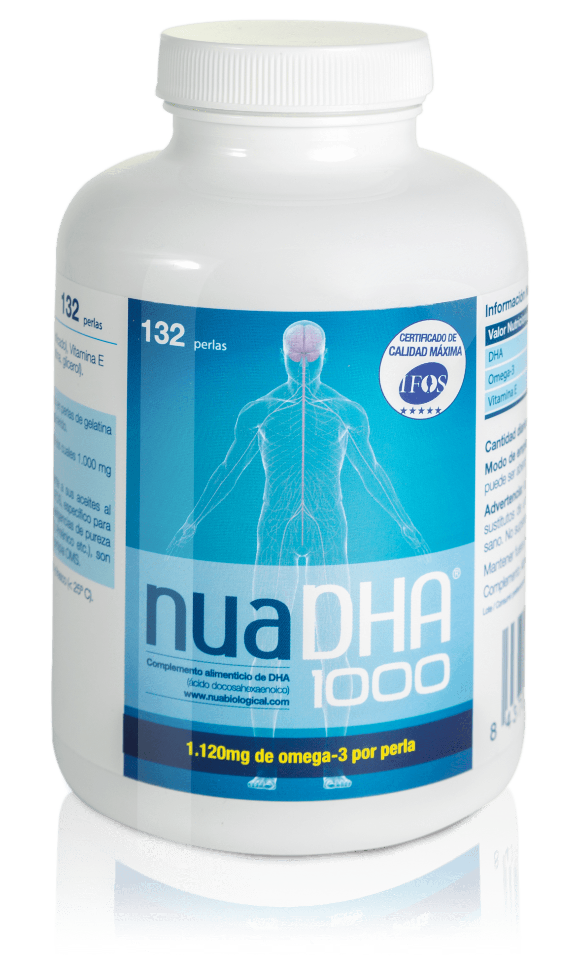 NuaDHA® 1000 mg 132 perlas Nua Biological
